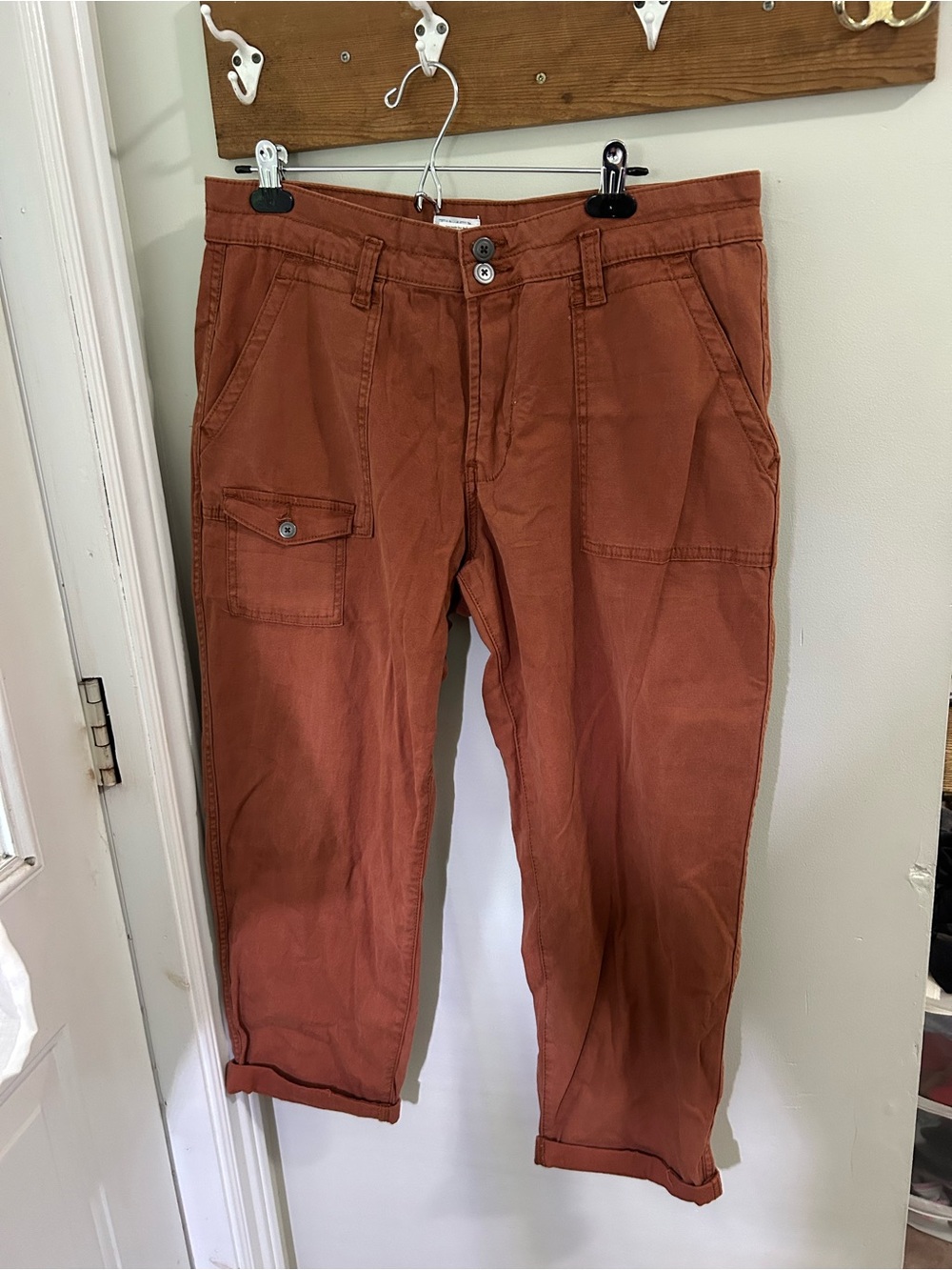 Time and Tru Rust Cargo Pants